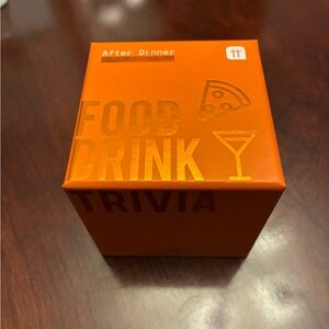 After Dinner Food & Drink Trivia Game